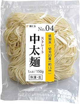 Amazon.co.jp: 麺くる 業務用 生中華麺 中太麺 150g/1食×12袋 個包装